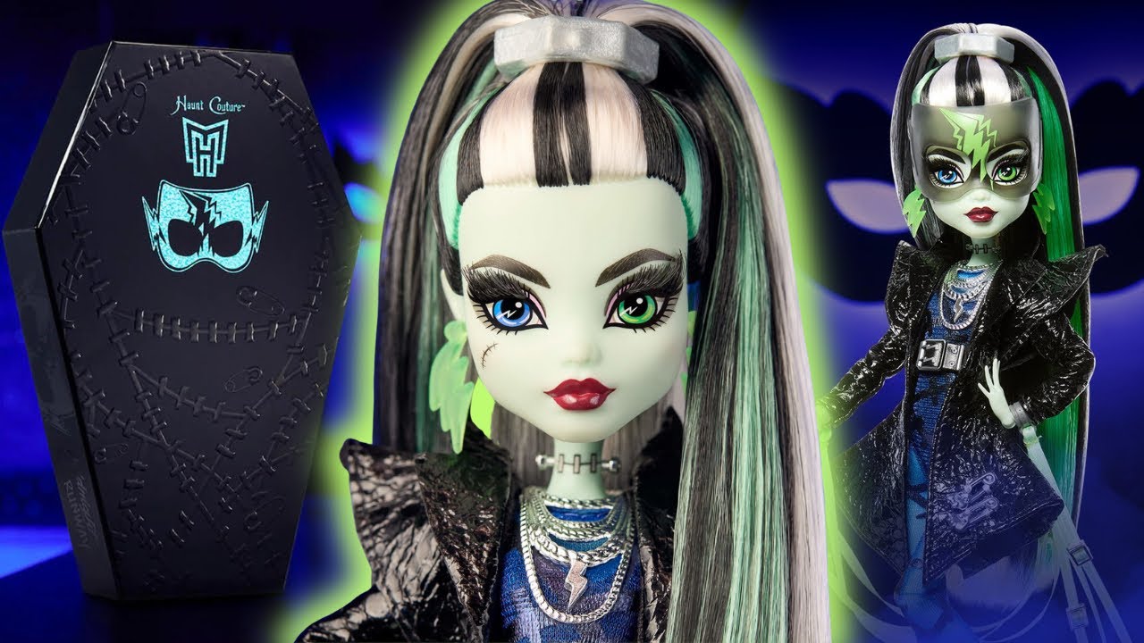 🌘UNBOXING🌒 Midnight Runway Haunt Couture Frankie Stein Monster High Doll Review!