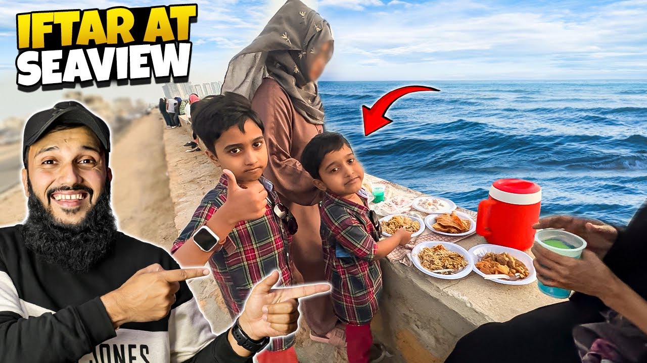 Iftar at sea view 😍