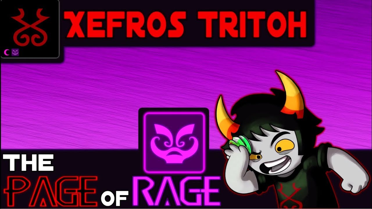 Hiveswap Lore - Xefros Tritoh: The Page of Rage