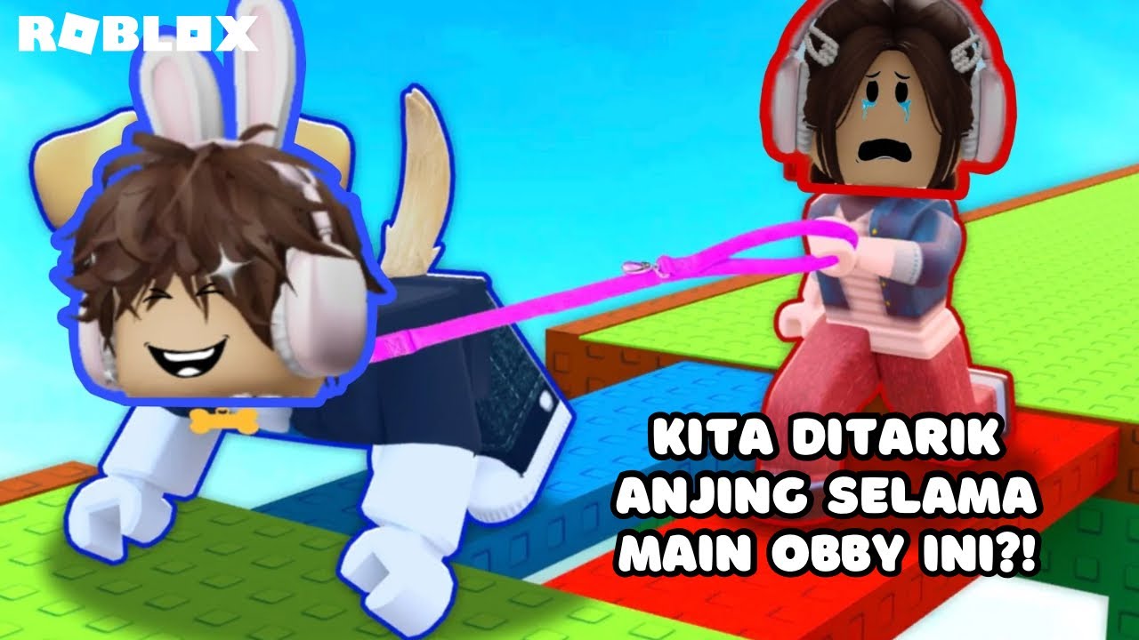 MAIN BARENG ANJING DI ROBLOX?! SERU BANGET!🤣 | DOG WALK 2 PLAYER OBBY ROBLOX
