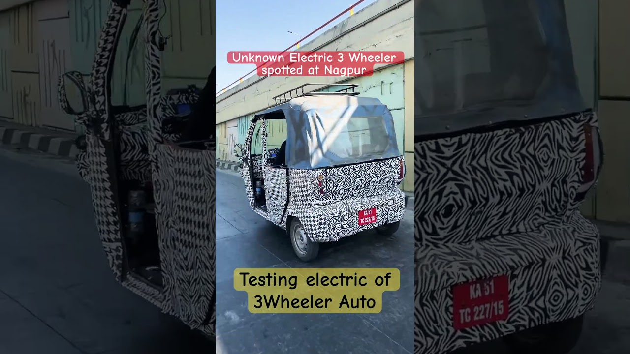 3 wheeler high speed electric Auto spotted at #nagpur #electricautorickshaw  #electrifiedmobility