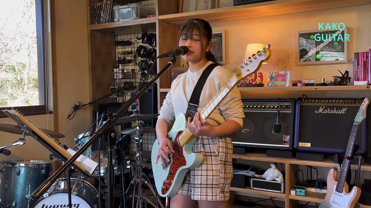 影色舞/MyGO!!!!!(BanG Dream! ) 【エレキギター弾き語り】♱໒꒱ KAKO GUITAR ໒꒱♱    12歳小6