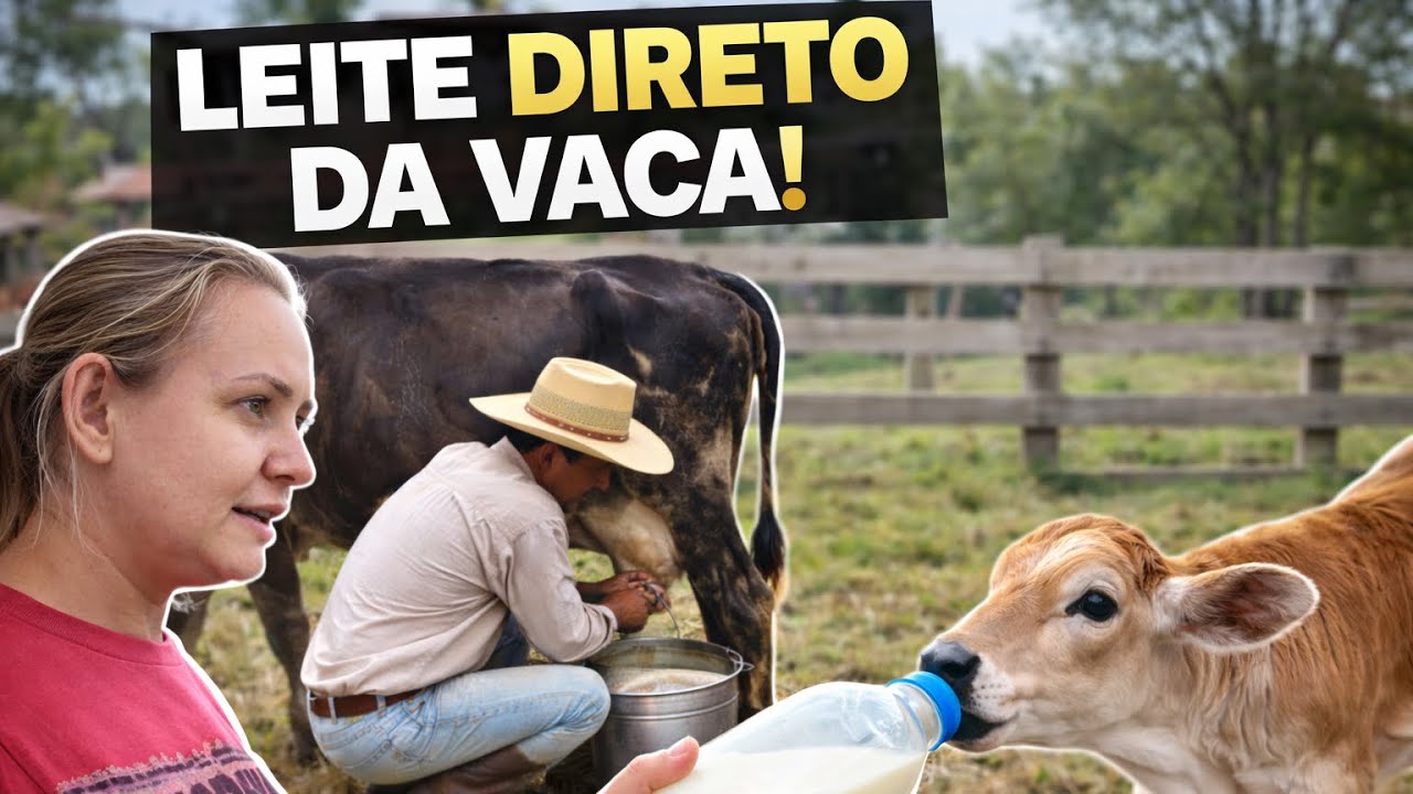 🐄🔥 Do Curral Direto Pro Guerreiro! Tirando Leite Fresquinho Hoje 💪