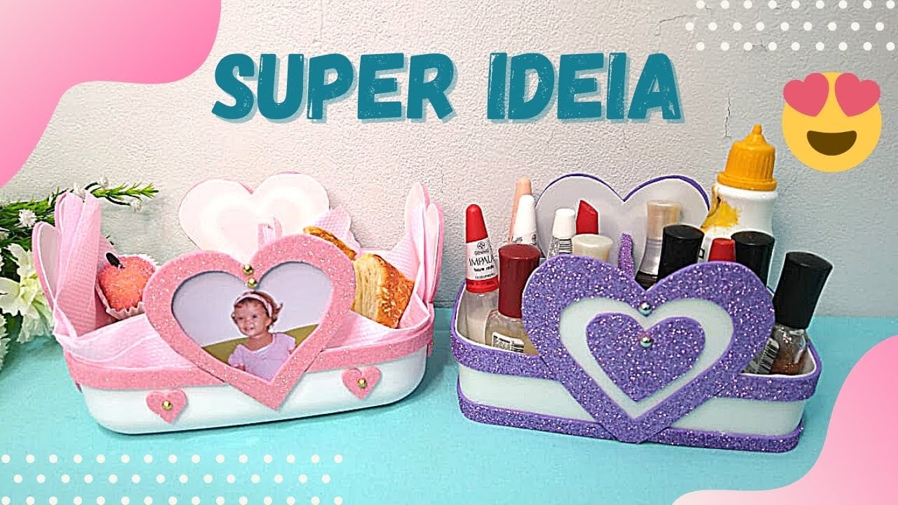ARTESANATO COM POTE DE SORVETE  | Super Ideia Para DECORAR SUA FESTA