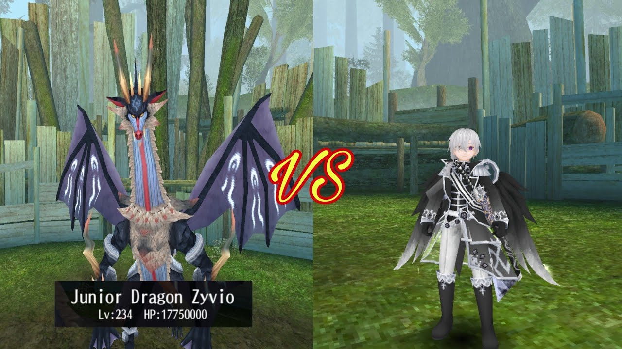 Toram Online - Solo VS Junior Dragon Zyvio Nightmare (Katana) | New Boss Update