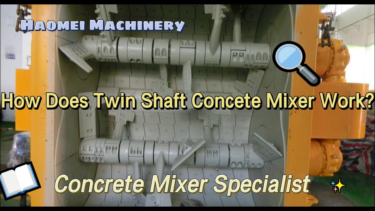 How Does The Twin Shaft Concrete Mixer Works? - HAOMEI MACHINERY