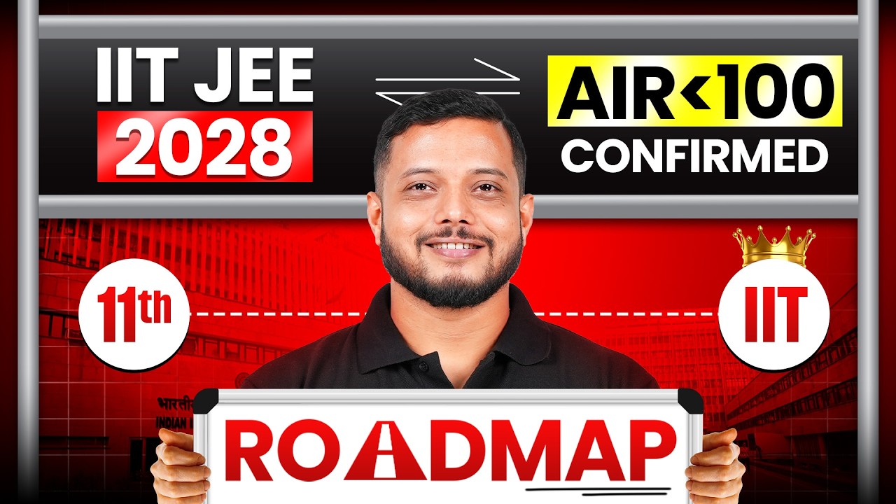 How to Start JEE Preparation from Class 11th??😱 | 2 Year ROADMAP - IIT-JEE 2028