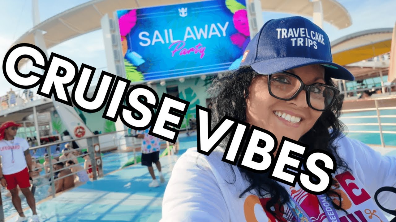 Royal Caribbean Freedom of the Seas Sail Away Party - First Time Cruisers