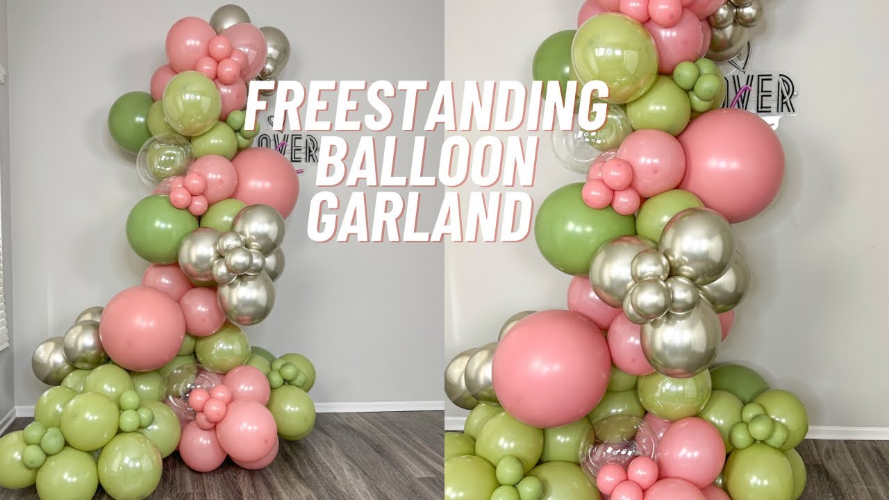 HOW TO: FREESTANDING BALLOON GARLAND | Tutorial