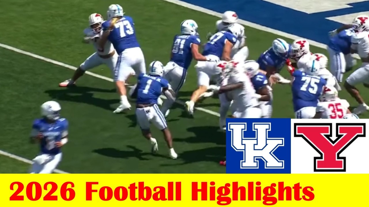 Лучшие моменты футбольного матча Youngstown State против Kentucky 05.09.2026