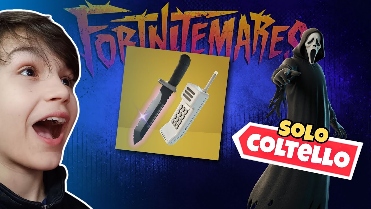 USIAMO SOLO IL COLTELLO DI GHOSTFACE SU FORTNITE! Ita