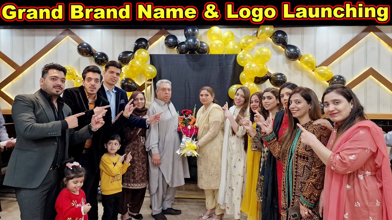 Brand Name & Brand Logo Grand Launching🎉 | Sab Emotional Ho Gaye | Cake Cutting🎂 | Family Dinner 🍽