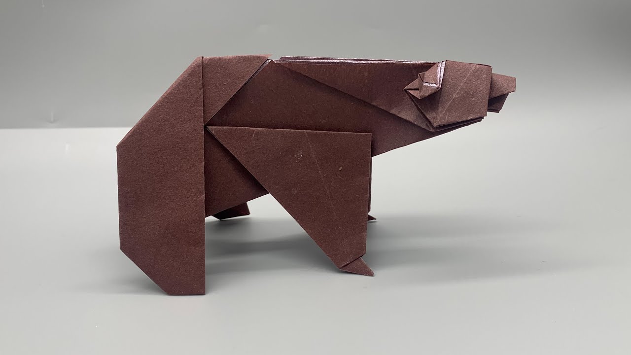 How To Make An Origami bear Step By Step