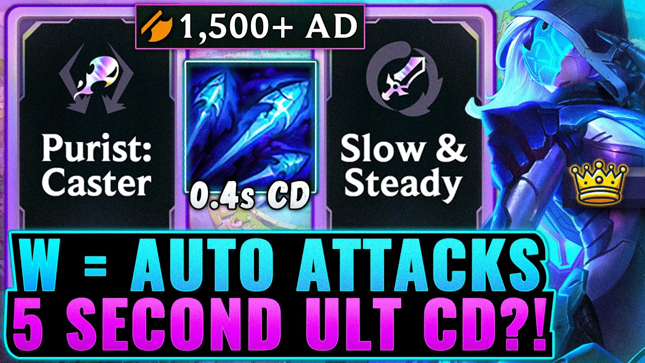1400 Haste Ashe: Absolutely OP 'Purist Caster' Augment = 0.25s CD Ult | League Arena Gameplay