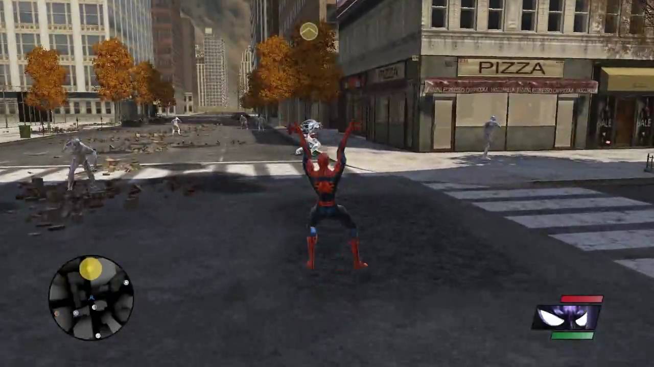 Spiderman Web of Shadows Gameplay combos