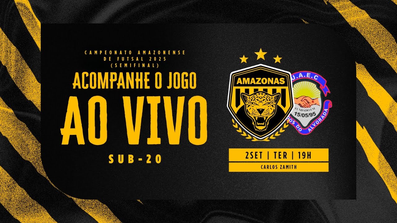#TVOn&ccedil;aAoVivo | Amazonas x Alvorada | Campeonanto Amazonense Sub-20 (semifinal)