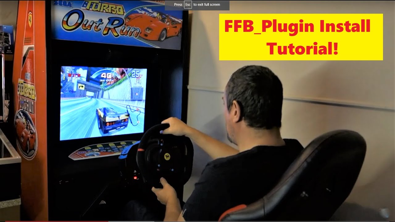 How to install FFB_Plugin Tutorial for MAME and Supermodel Model 3 emulator. FFB Plugin
