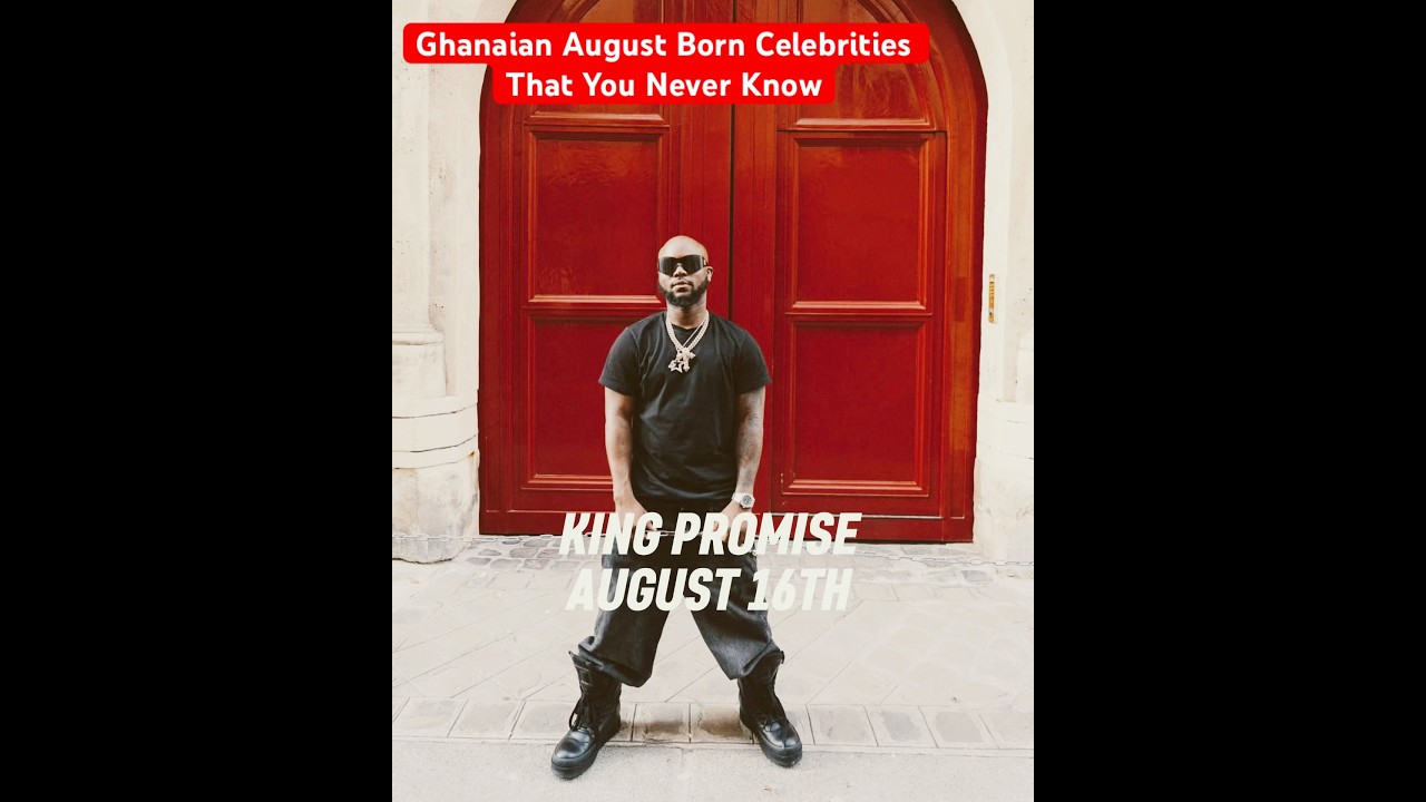 Top 5 Ghanaian Celebrities Birth in August! 🇬🇭 #ghanacelebrities #ghanaentertainment #shorts