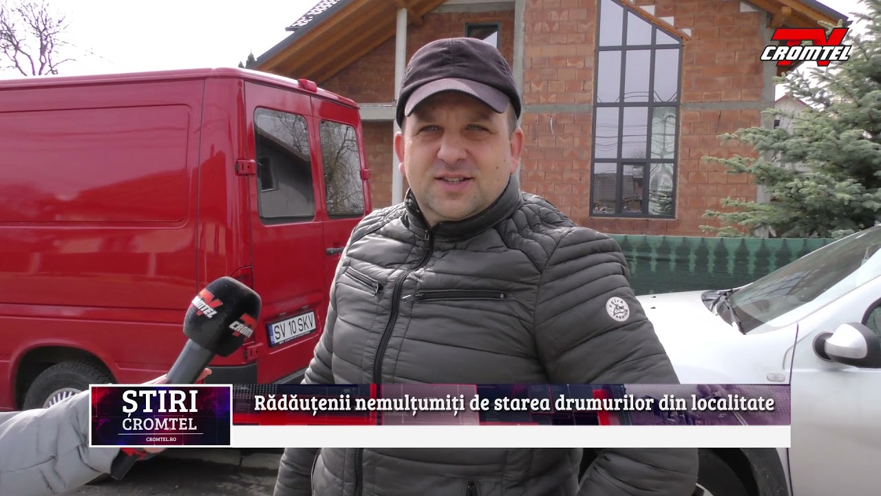 ȘTIRI CROMTEL TV - Rădăuțenii nemulțumiți de starea drumurilor din localitate