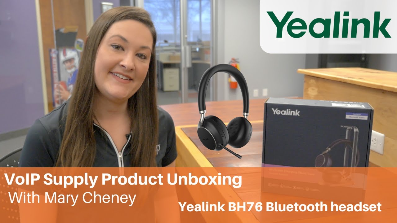 Yealink BH76 Bluetooth Headset Unboxing | VoIP Supply