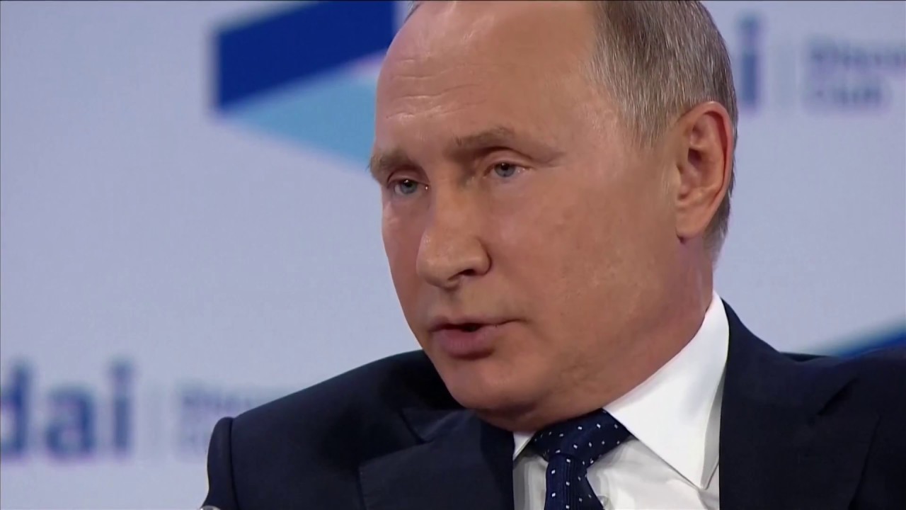 Посмотрите редкое публичное выступление Владимира Путина из Валдайского дискуссионного клуба в Сочи.