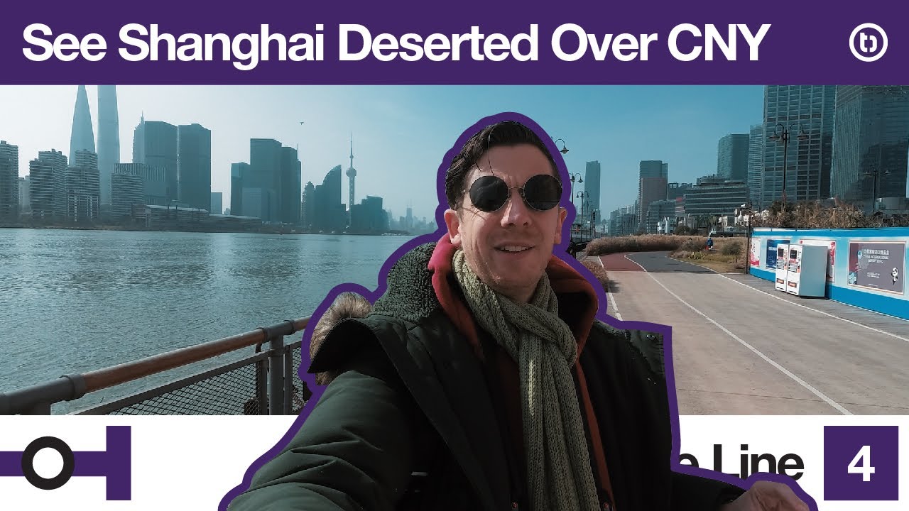 A lap of central Shanghai on the circle metro line during CNY! - End of the Line 4 Shanghai