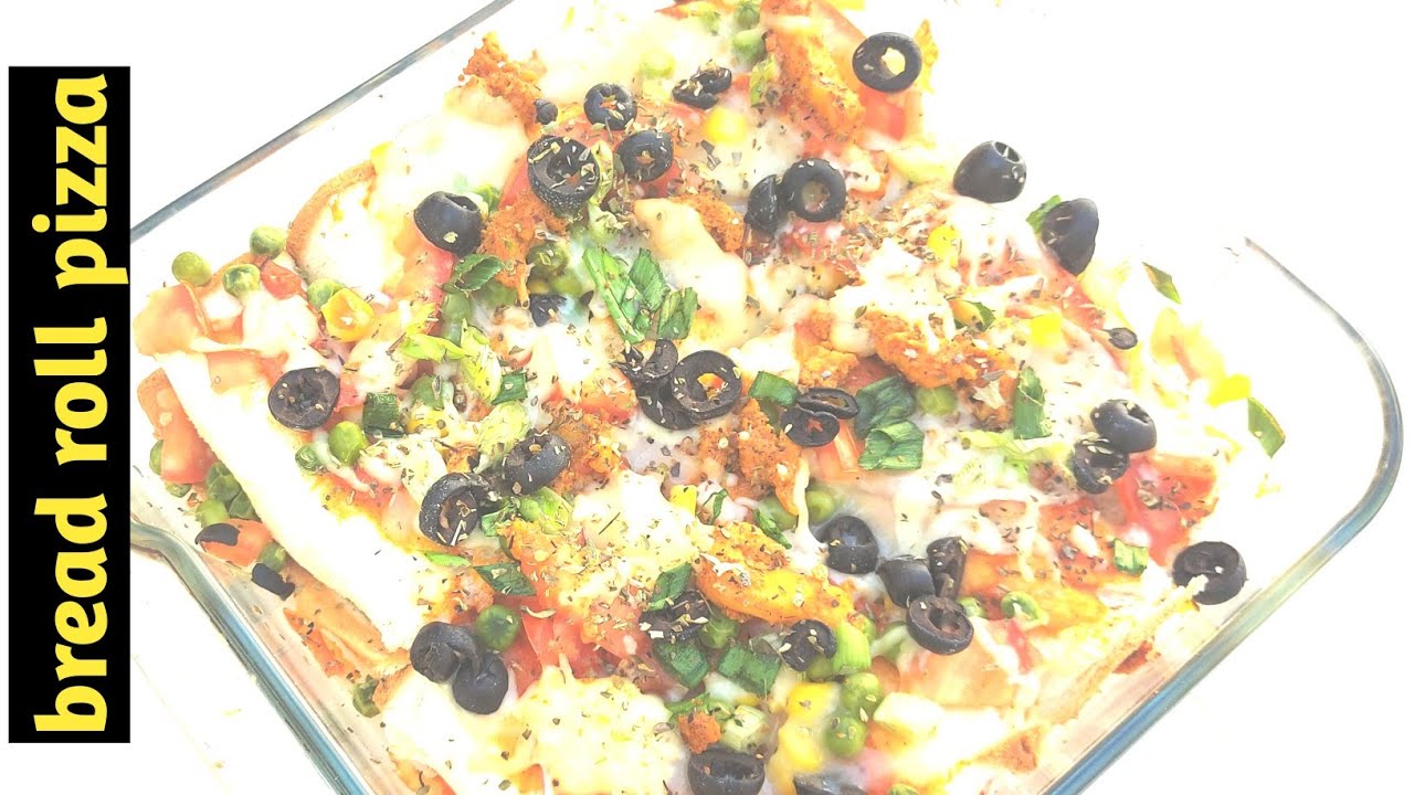 bread roll pizza | 8 min pizza | easy breakfast | HER CHEEZ TV |pizza with bread | recipe for kids