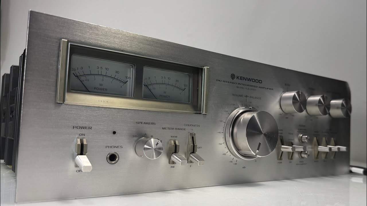 eBay Listing: Kenwood KA-9100 DC Stereo Integrated Amplifier FOR REPAIR