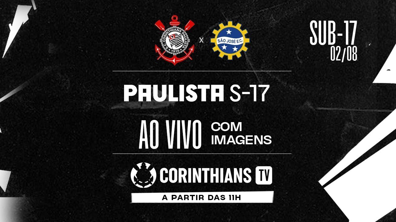 JOGO COMPLETO: CORINTHIANS X SÃO JOSÉ | PAULISTÃO SUB-17 2025 | 14ª RODADA