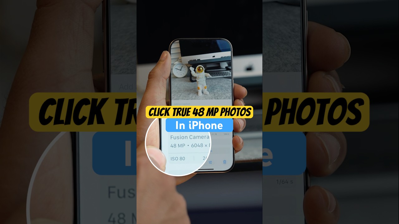 3 iPhone Camera Setting to change to Shoot 48 MP Photos #iphonecamera #camera #iphone