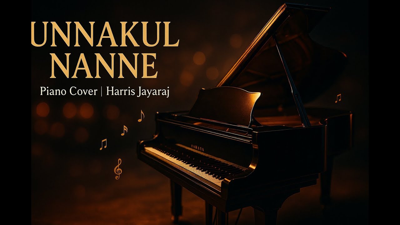 Unnakul Nanne |Piano Cover|  Harris Jayaraj