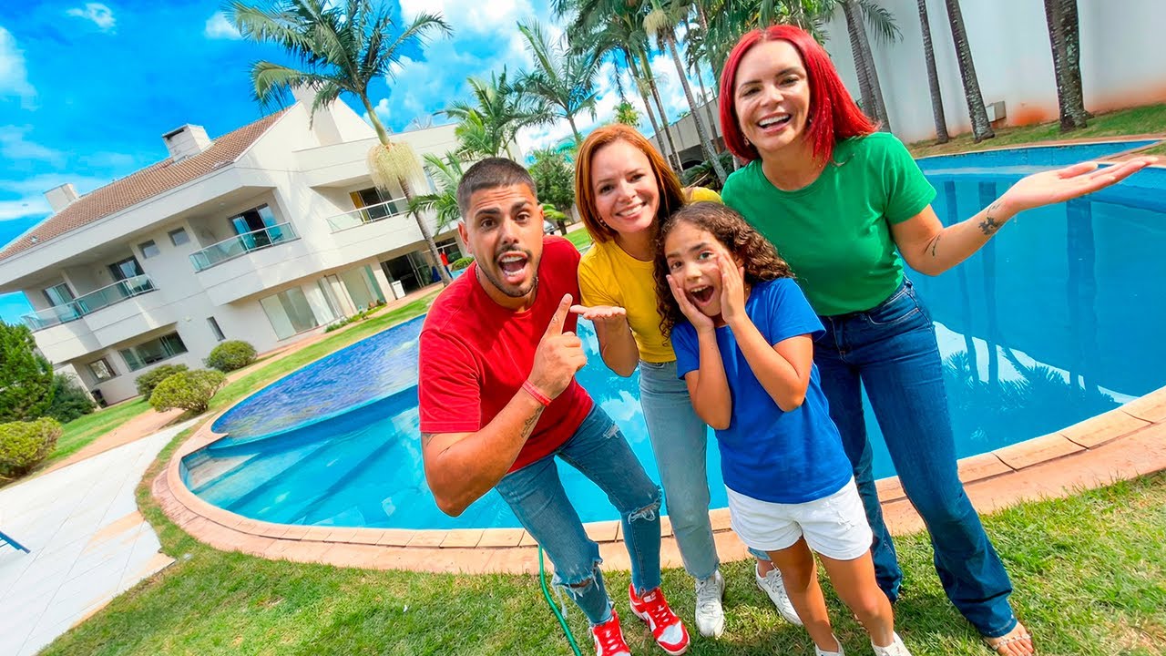 ELAS VIERAM S&Oacute; PRA CONHECER NOSSA CASA NOVA 🏠 