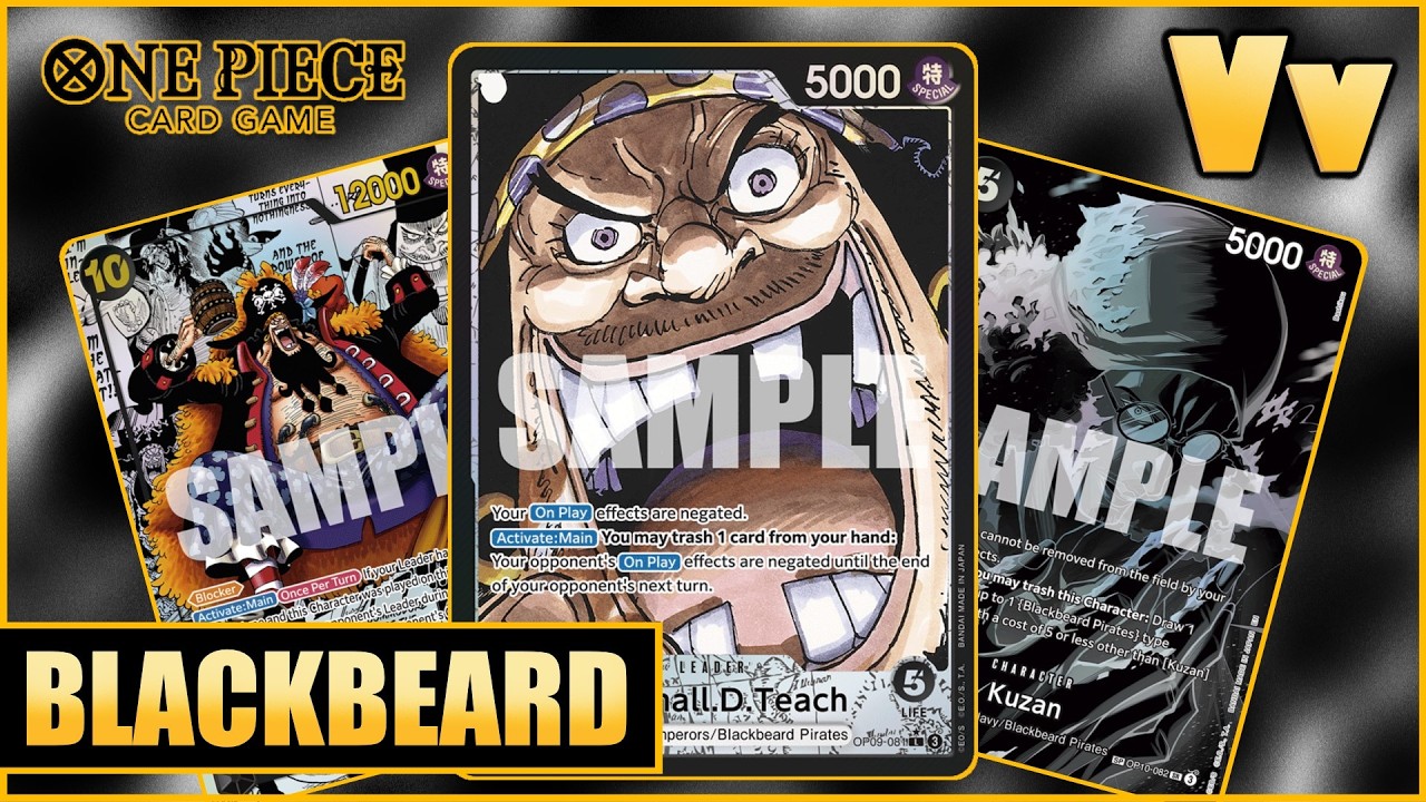 One Piece TCG: Testing Mono-Black Teach in OP16, Negation & Shutting Down On Play's is Still Strong