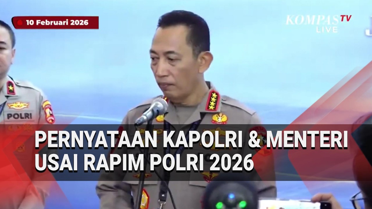 Pernyataan Kapolri & Menteri Kabinet Prabowo Usai Rapim Polri 2026