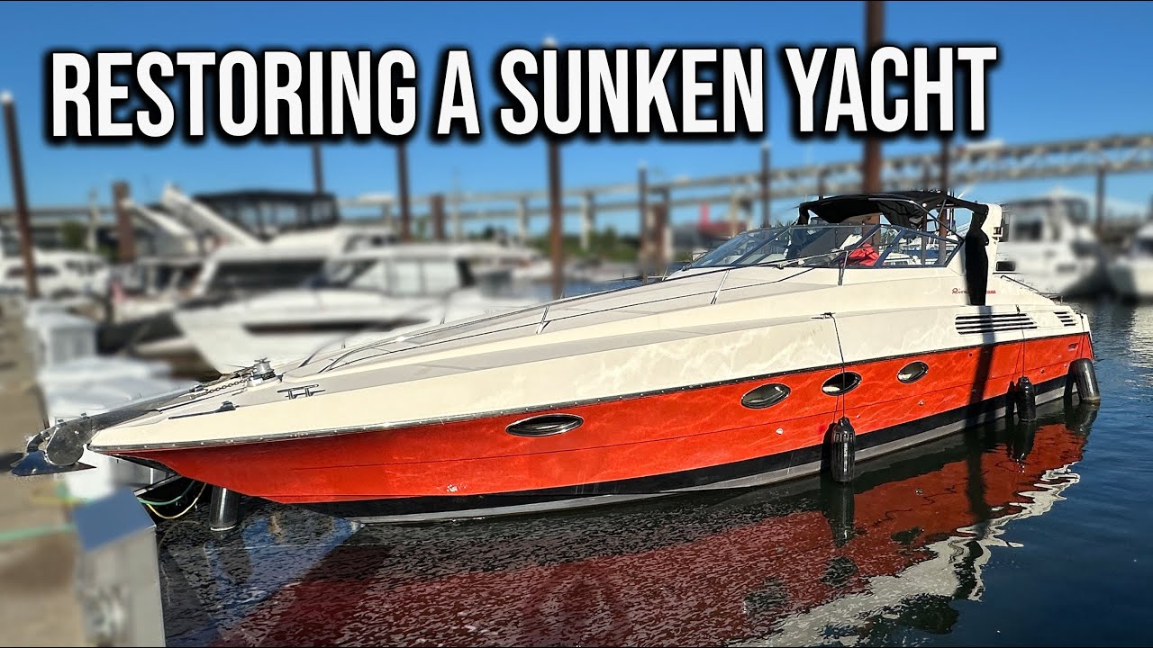 Fully Restoring My Sunken 30 Year Old Italian Yacht