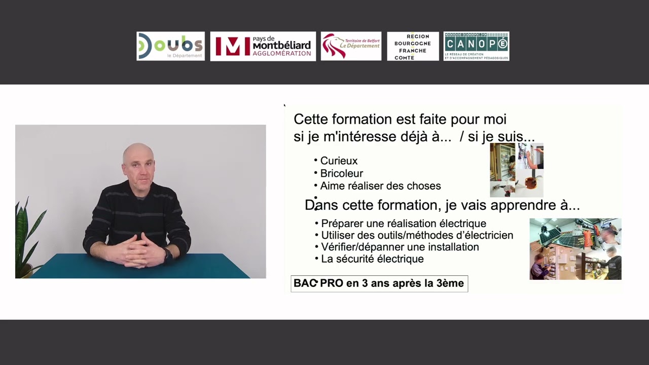 Bac PRO Métiers  de l'électricité et de ses environnements connectés MELEC CFPM 2026