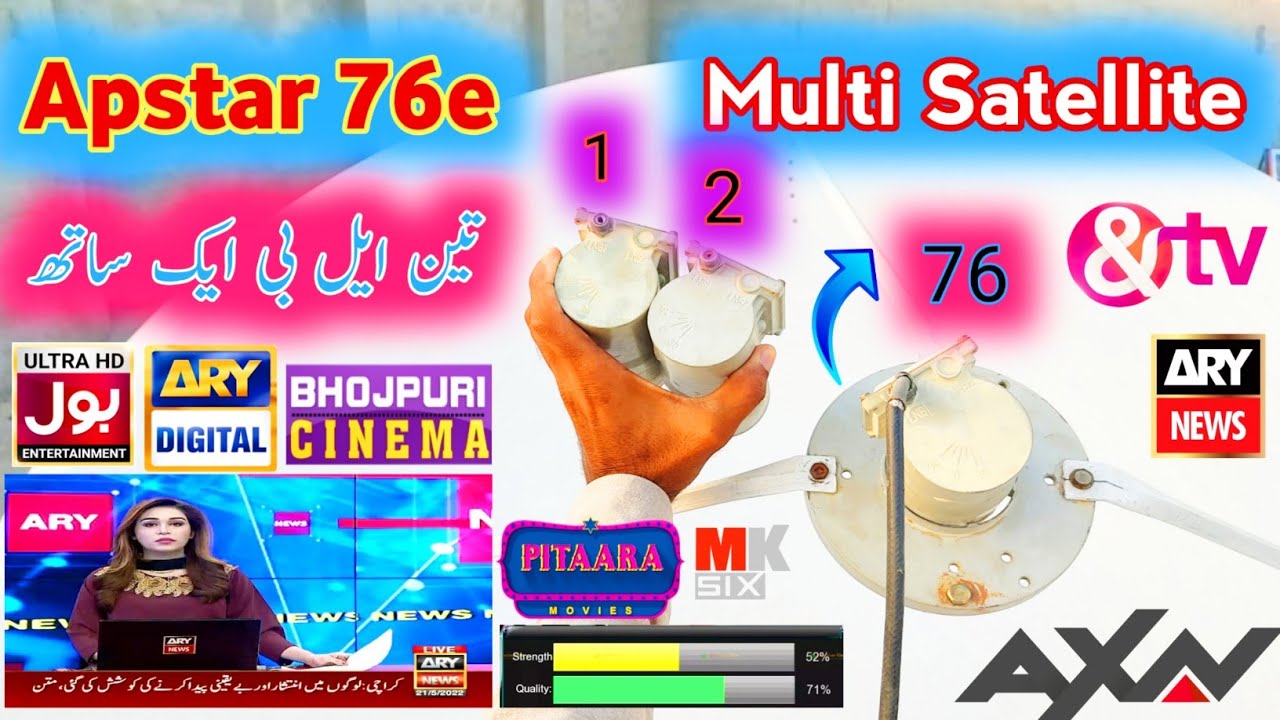 Apstar 76e insat 83 Intelsat 68 the big multi satellite|How To Set Apstar 76|Apstar 76|Apstar 7|76e