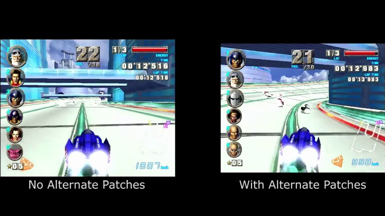 Gamecube Alternate Read Patches On/Off Comparison  Swiss r634