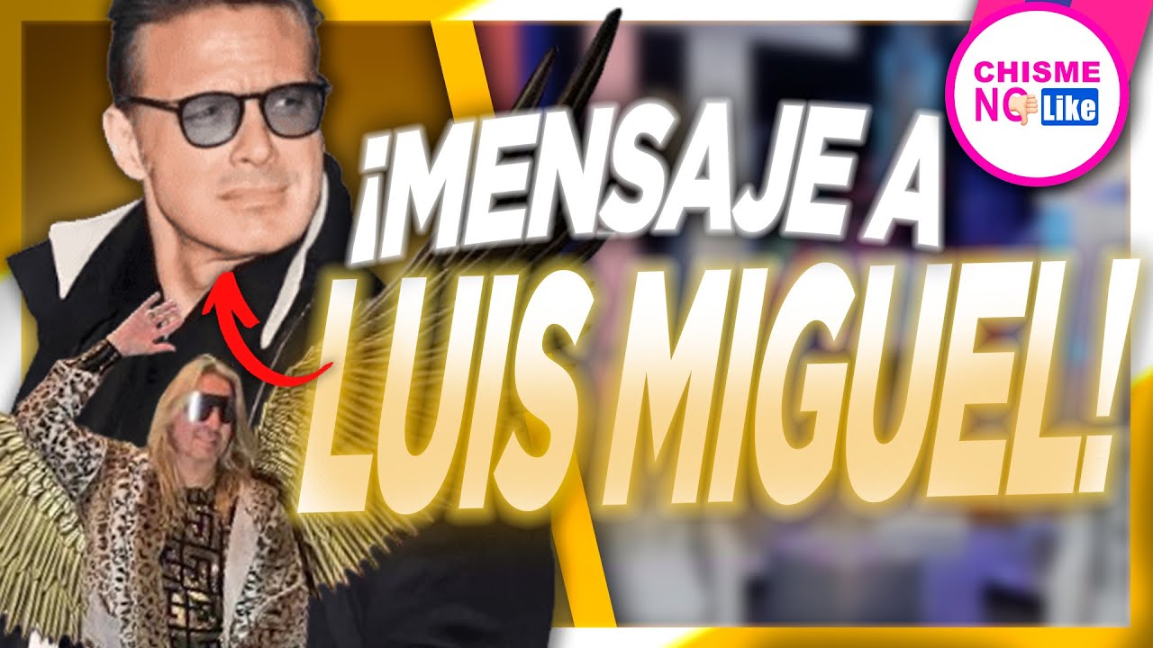 EL OJO DE ÁGUILA DE CERIANI ENVÍA MENSAJE A LUIS MIGUEL DE QUIÉN LE ESTÁ ROBANDO