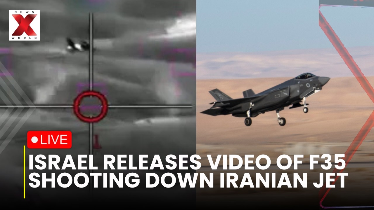 Israel F35 Shoots Down Iranian Jet LIVE: Israeli F-35 Downs Iranian Jet Over Tehran, Video Released
