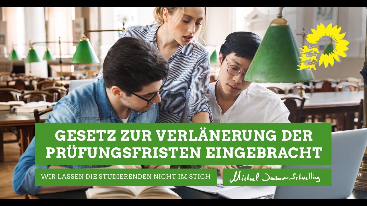 Landtag BW stimmt f&uuml;r corona-bedingte Verl&auml;ngerung der Pr&uuml;fungsfristen.