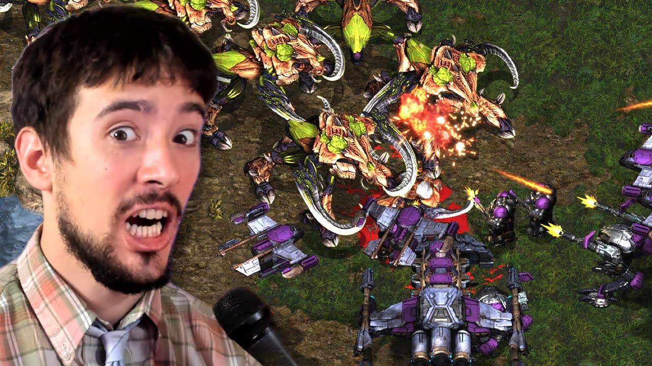 Este Desafío Requirió 5 Enfermizos Intentos - 1 Zerg vs 7 PCs Terran