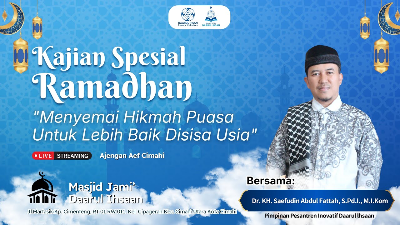 Live  ! Kajian Spesial Ramadhan 