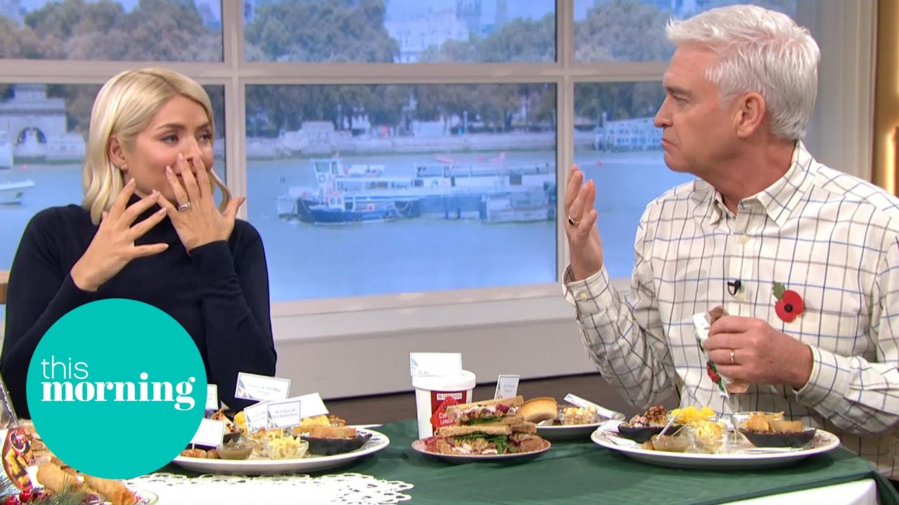 Phillip & Holly Try Some Weird And Wonderful Festive Foods | This Morning