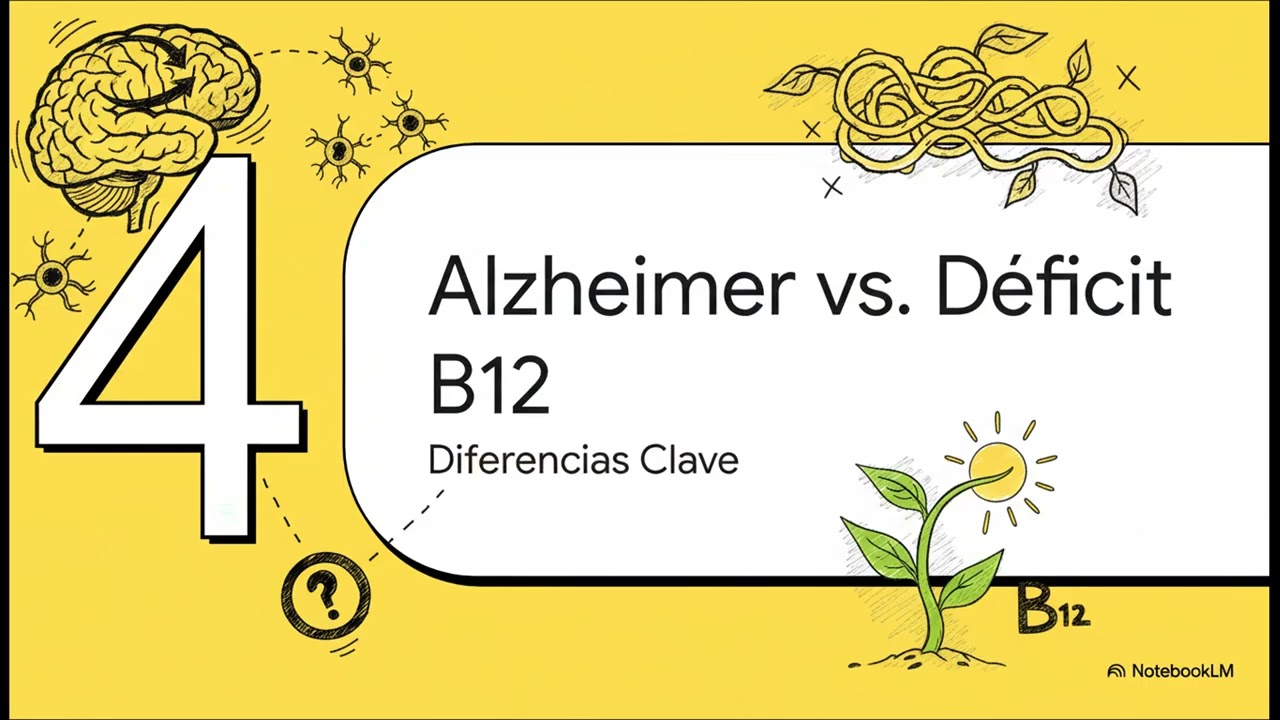 ¿Demencia o Falta de Vitamina B12? La Crisis Reversible que se confunde con Alzheimer