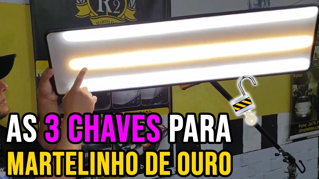 OS 3 SEGREDOS para aprender a desamassar e FINALMENTE ser um Martelinho de Ouro!