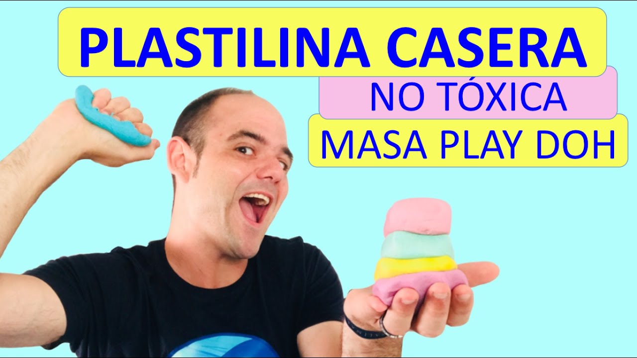 PLASTILINA PLAY DOH CASERA😍como hacer masa DIY😍MANUALIDADES😍PASTA DE MODELAR😍FACIL😍LA MEJOR RECETA