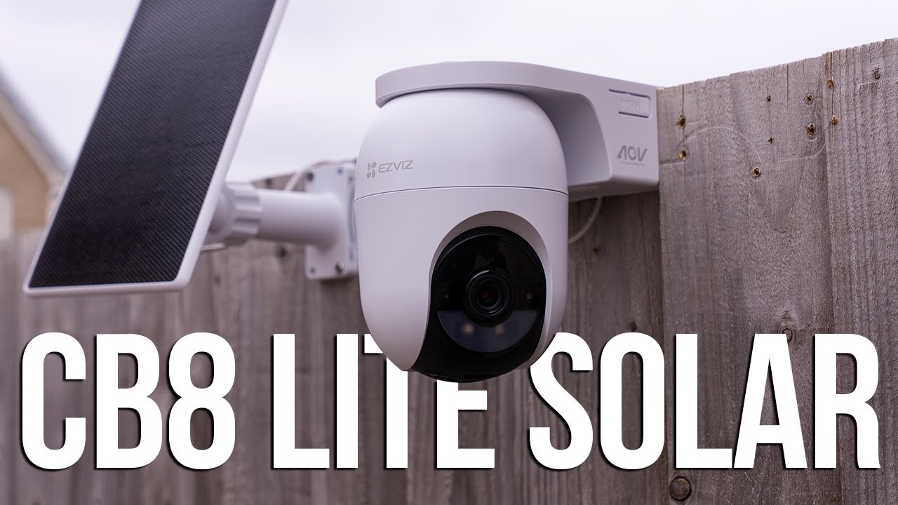 EZViz CB8 Lite Kit - Outdoor Camera With Solar Panel!