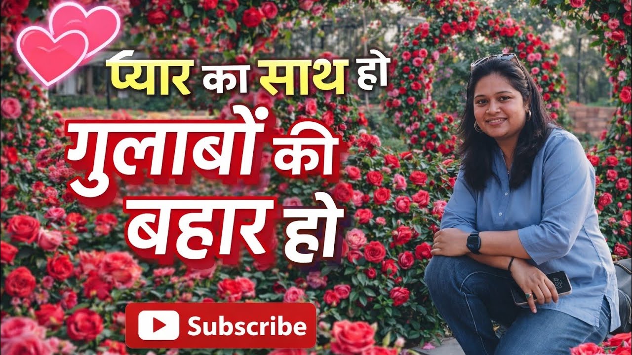 Valentine’s Day पर Partner के साथ सैर कीजिए Rose Garden की |