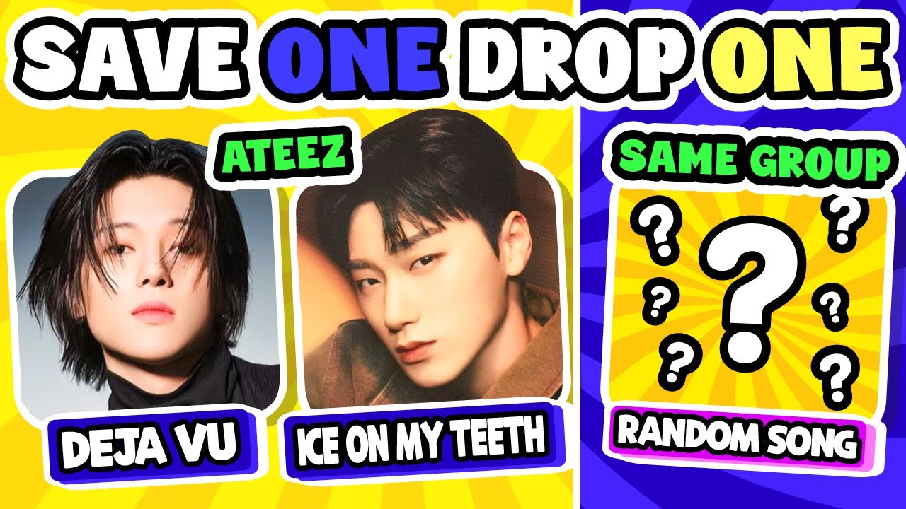 SAVE ONE SONG: WITHOUT KNOWING WHAT'S NEXT 🌟🎁 SAVE ONE, DROP ONE - KPOP QUIZ 2024